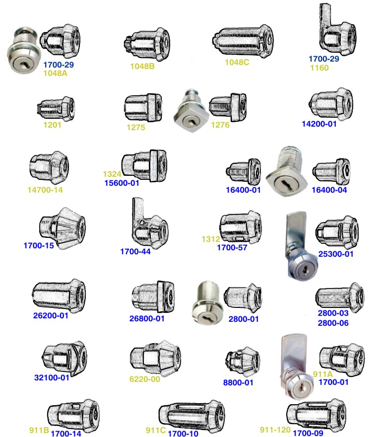 SERRURES A CAME BATTEUSE, 1048A, 1700-66, 1048B, 1048C, 1160, 1700-29, 1201, 1275, 1276, 14200-01, 14700-14, 1324, 15600-01, 16400-01, 16400-04, 1700-15, 1700-44, 1312, 1700-57, 25300-01, 26200-01, 26800-01, 2800-01, 2800-03, 2800-06, 32100-01, 6220-00, 8800-01, 911A, 1700-01, 911B, 1700-14, 911C, 1700-10, 911-120, 1700-09