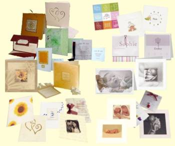 Faire-part, Menus, Cartes d'Invitation. Mariage, Naissance, Communion...